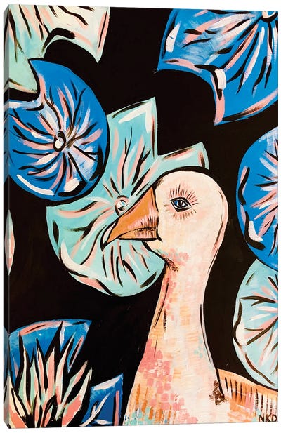 Goose Canvas Art Print - Nicoleta Paints