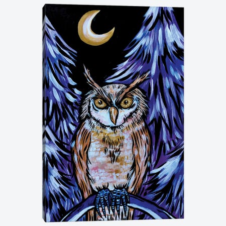 Owl Canvas Print #NPN54} by Nicoleta Paints Art Print