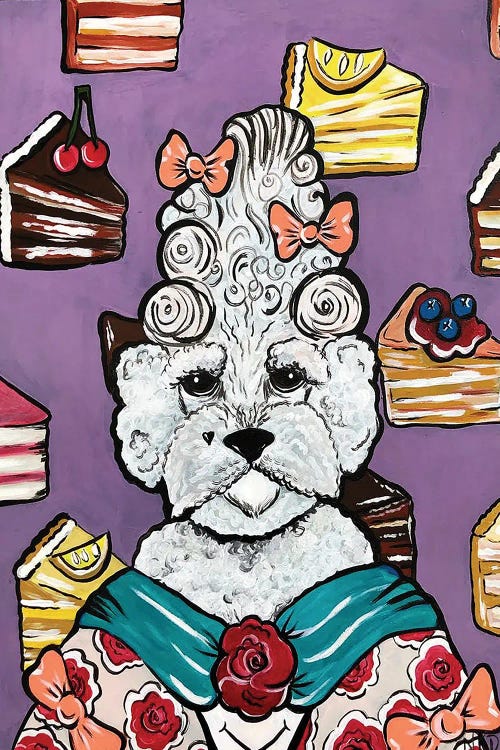 Queen Bichon by Nicoleta Paints wall art