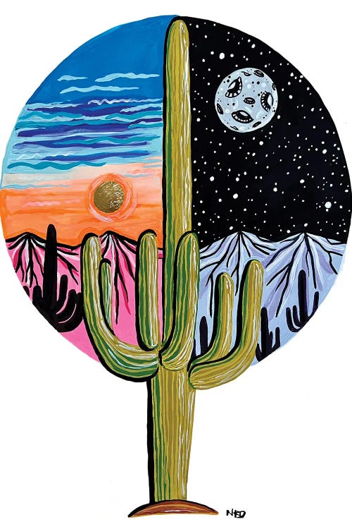 Saguaro Day And Night