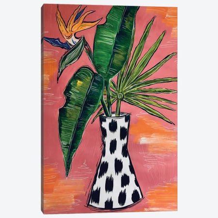 Tropical Blooms Canvas Print #NPN7} by Nicoleta Paints Art Print