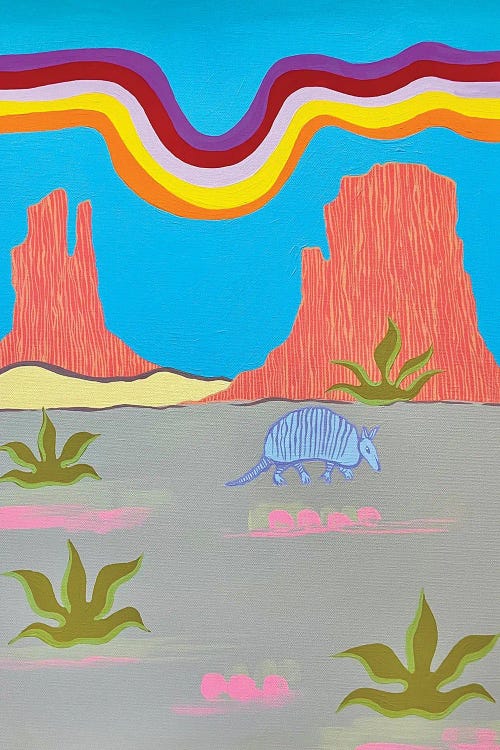 Armadillo by Nicoleta Paints wall art