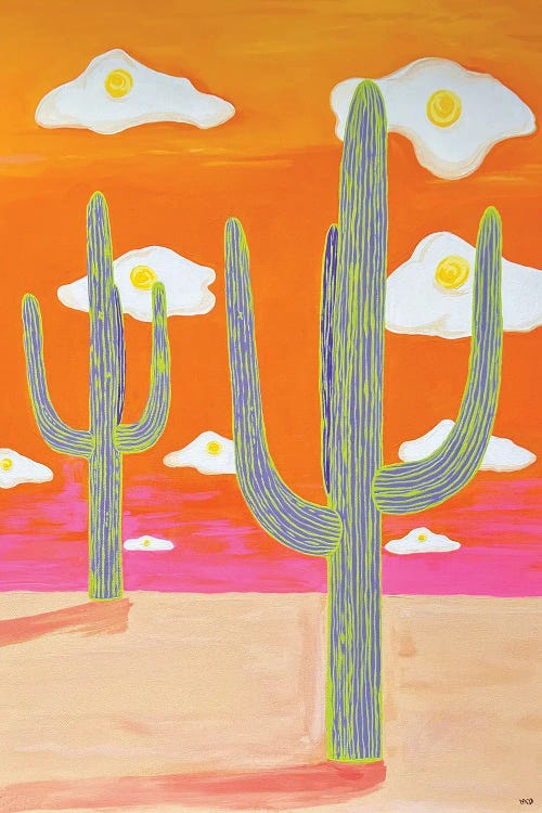 Sunset Over Easy by Nicoleta Paints wall art
