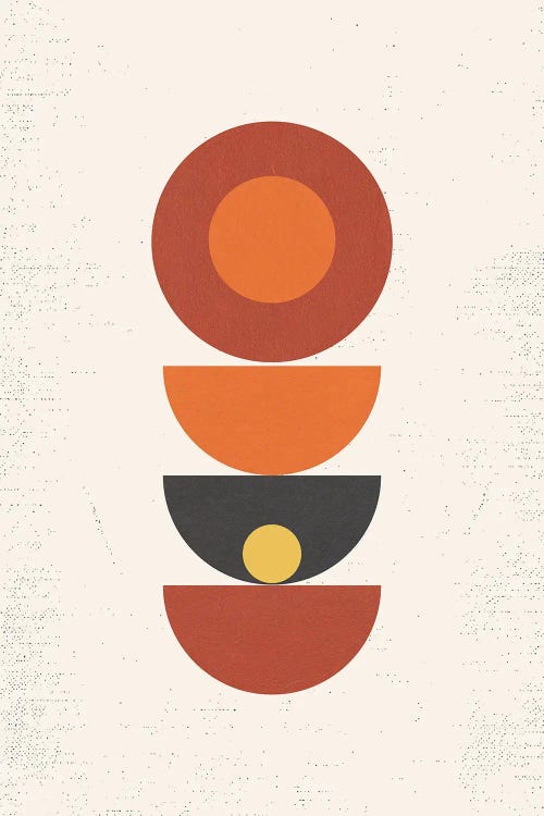 Mid Century Pop Modern Geometry by Nordic Print Studio wall art