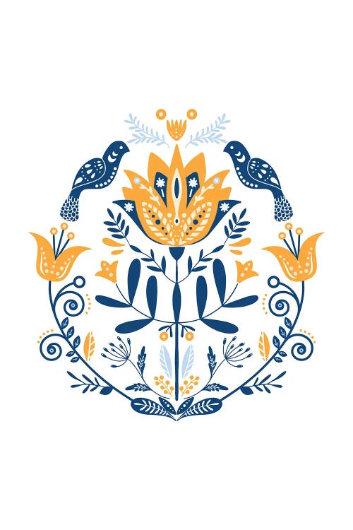Scandinavian Folk Art Study
