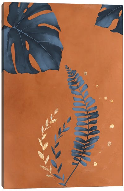 Monstera Leaf Canvas Art Print - Nordic Print Studio