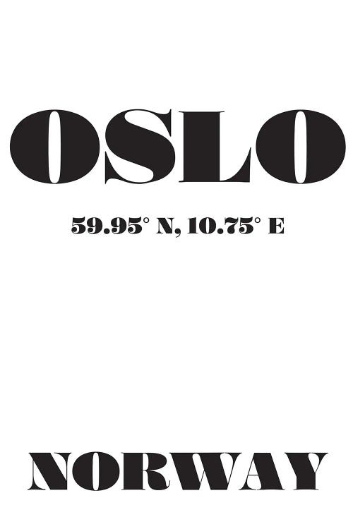 Oslo Norway Coordinates