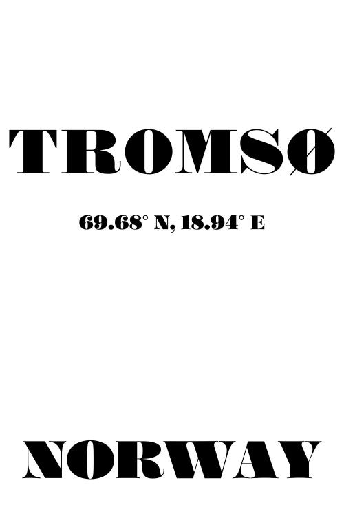 Tromso Norway Coordinates