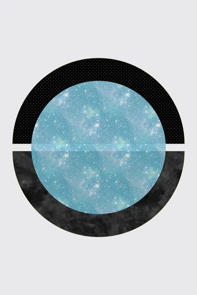 Calm Sea Abstract Geometric Art by Nordic Print Studio multi panel art