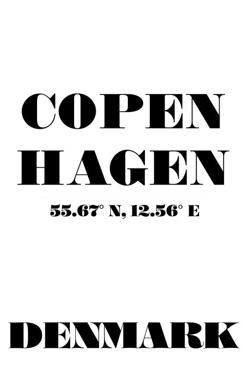 Copenhagen - Coordinates