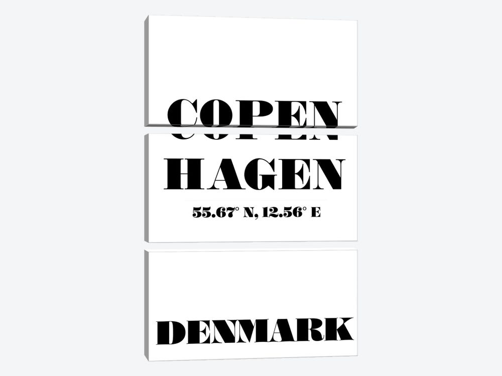 Copenhagen - Coordinates by Nordic Print Studio 3-piece Canvas Artwork