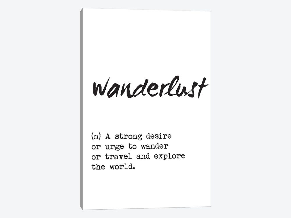 Wanderlust Definition by Nordic Print Studio 1-piece Art Print