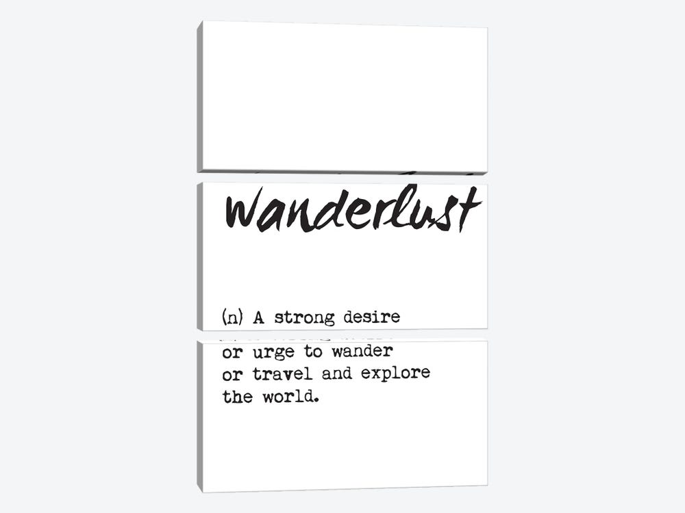 Wanderlust Definition by Nordic Print Studio 3-piece Canvas Art Print