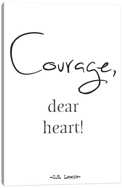 Courage, Dear Heart! Canvas Art Print - Nordic Print Studio