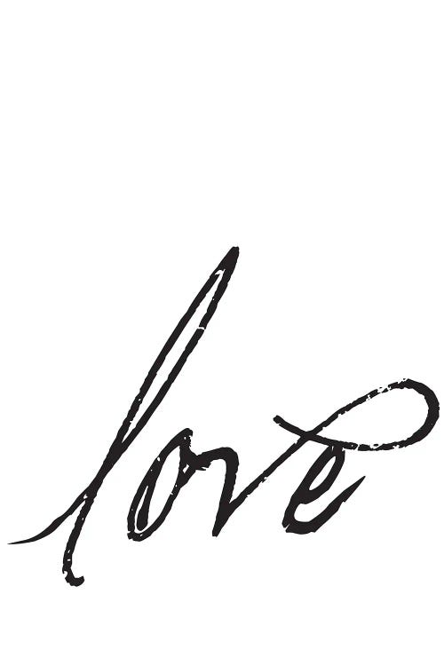 Love - Minimalist Calligraphy