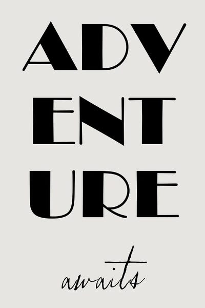Adventure: Adventure Awaits by Nordic Print Studio