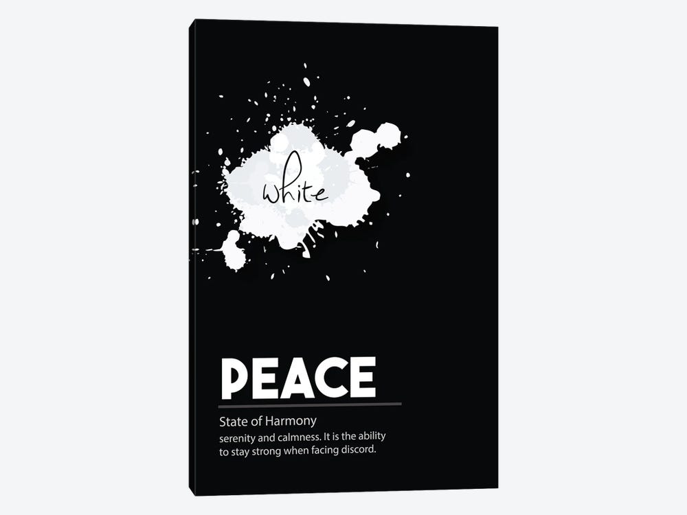 Peace Definition by Nordic Print Studio 1-piece Canvas Wall Art
