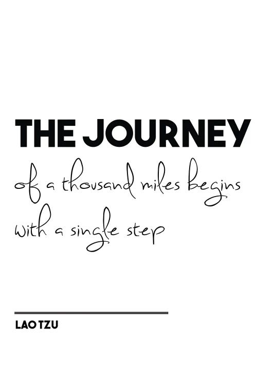 The Journey - Lao Tzu Quote