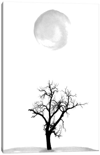 Minimalist Tree Print Canvas Art Print - Nordic Print Studio
