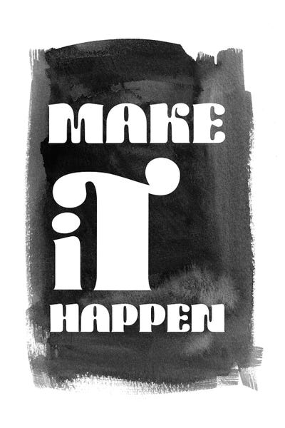 Black & White Minimalist Décor: Make It Happen Inspirational by Nordic Print Studio