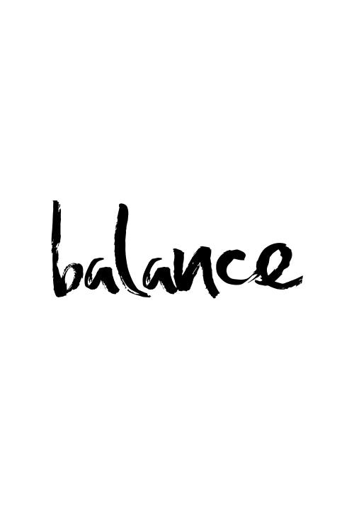 Balance Minimalistic Calligraphy