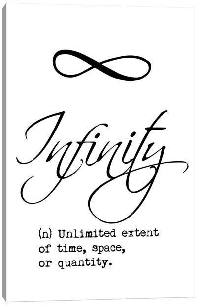 Infinity Definition Canvas Art Print - Nordic Print Studio