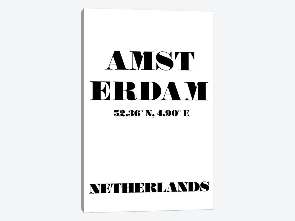 Amsterdam - Coordinates by Nordic Print Studio 1-piece Canvas Wall Art