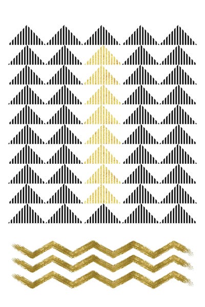 Shape Up: Abstract Landscape Sea & Mountains by Nordic Print Studio