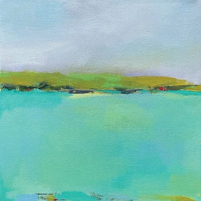 Her Awesome Silence by Neelam Padte framed wall art