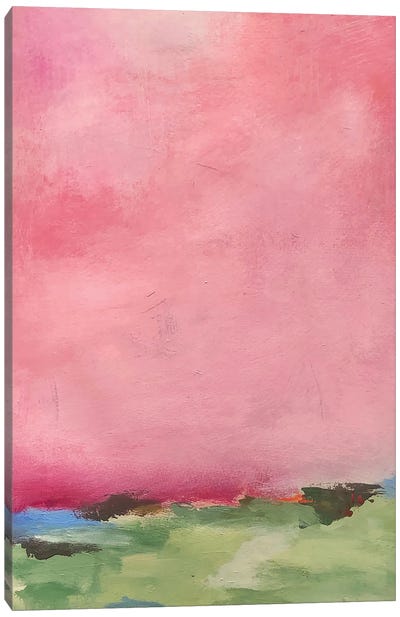 Romantic Duet Canvas Art Print - Pops of Pink