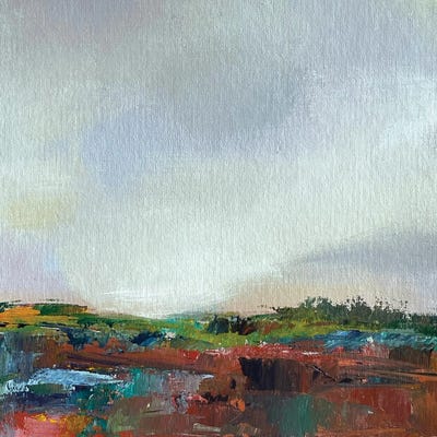 And The Cold Setting In by Neelam Padte framed wall art