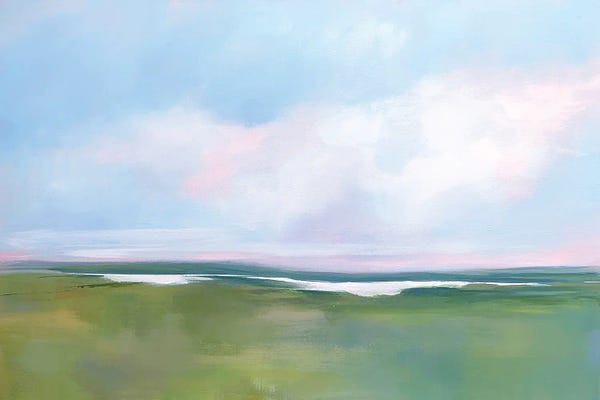 Asian Artists: Clouds Linger In The Dusks Soft View by Neelam Padte