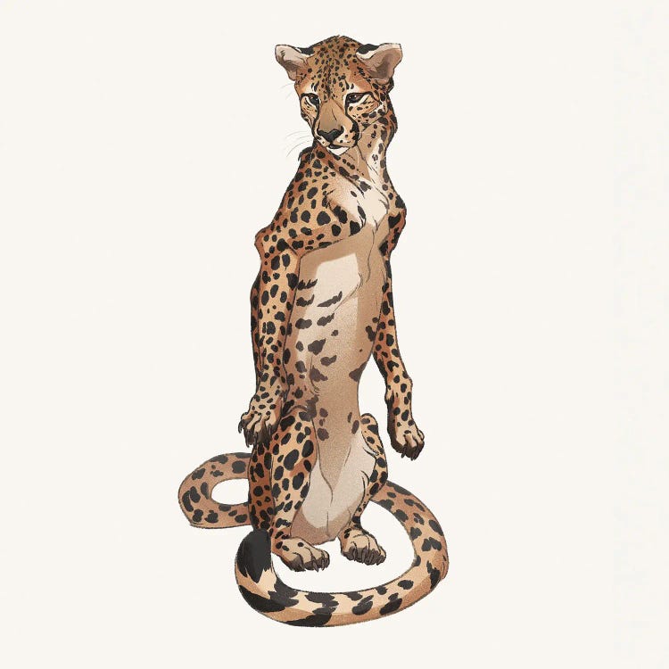 Acinonyx Jubatus by Nora Potwora wall art
