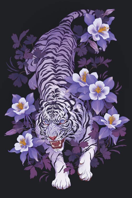Shades Of Purple by Nora Potwora wall art