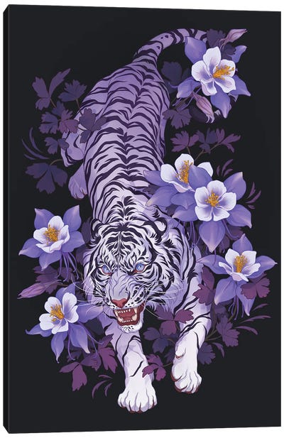 Shades Of Purple Canvas Art Print - Nora Potwora