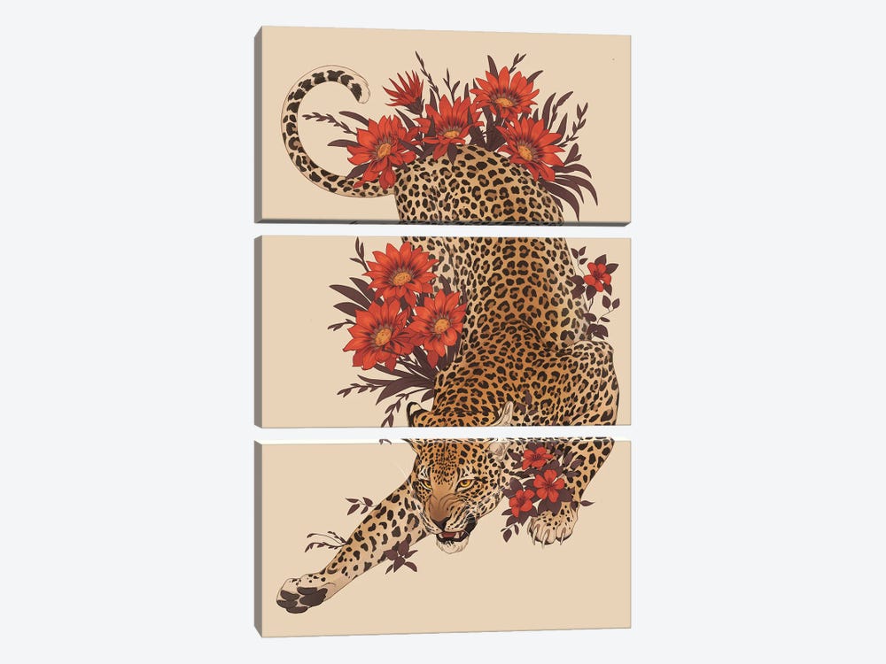 Spotted Blooms by Nora Potwora 3-piece Canvas Wall Art