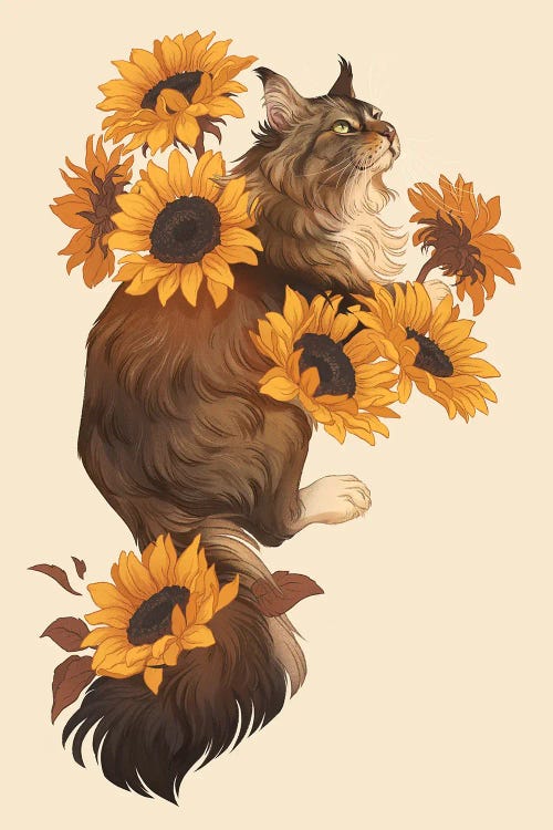Sunflowers by Nora Potwora wall art