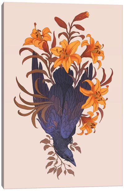 Through Lillies Canvas Art Print - Raven Art