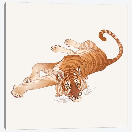Panthera Tigris Aureum Canvas Print #NPW6} by Nora Potwora Canvas Print