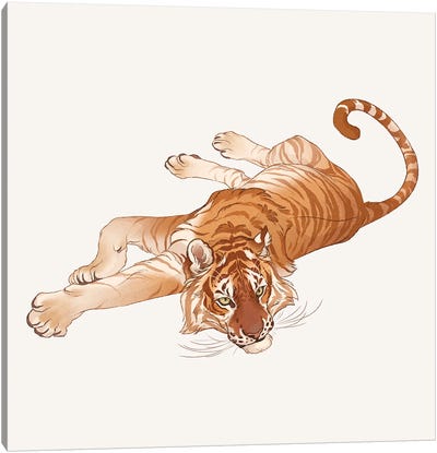 Panthera Tigris Aureum Canvas Art Print - Nora Potwora