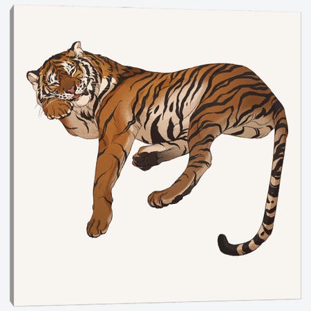 Panthera Tigris Canvas Print #NPW7} by Nora Potwora Canvas Print