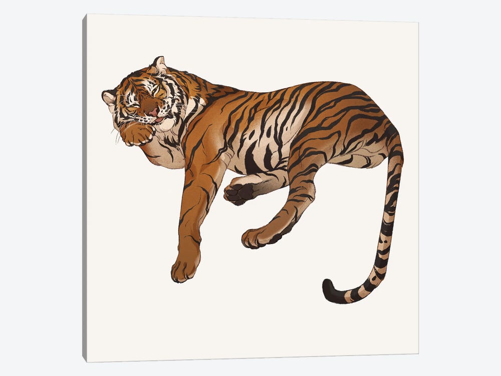 Panthera Tigris by Nora Potwora 1-piece Canvas Print