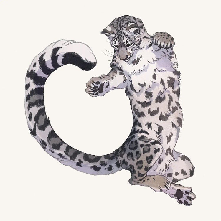 Panthera Uncia by Nora Potwora wall art