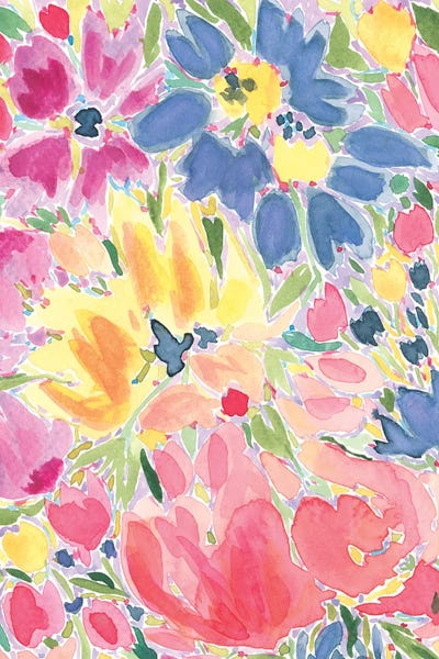 Celery - Canvas Prints: Apricot Crush II by Nida Pathan