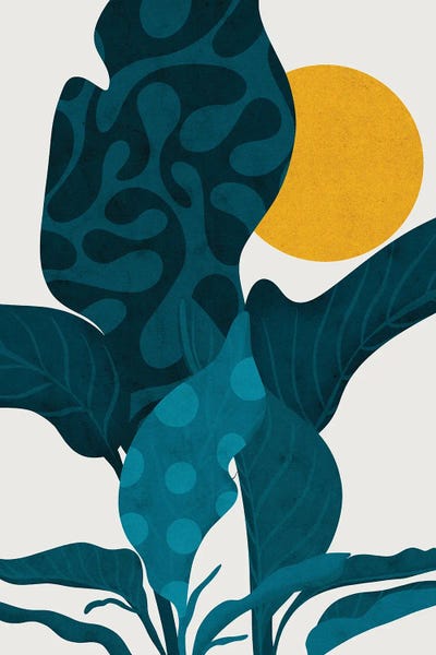 Large Minimalist Art - Canvas Prints: Life by Reyna Noriega