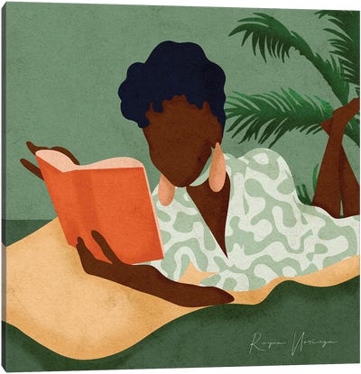 Book Love Canvas Art Print - African Décor