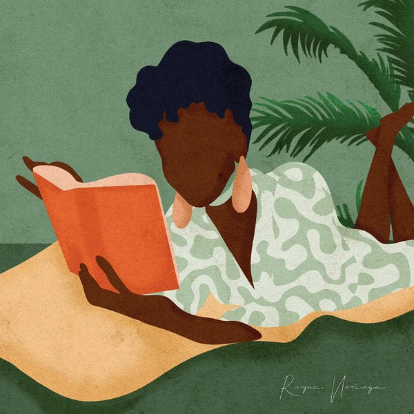 Digital Art: Book Love by Reyna Noriega