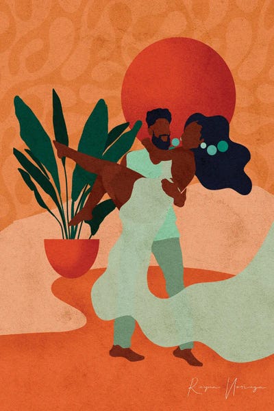 Romantic Bedroom (Couples): Lifted In Love by Reyna Noriega