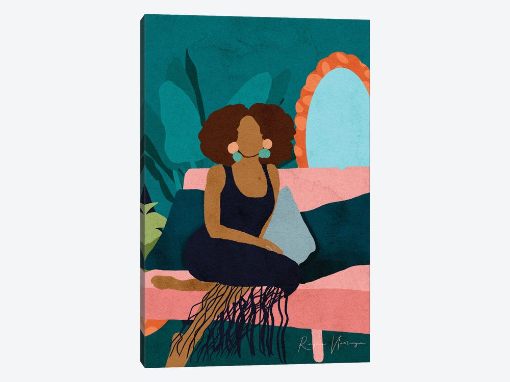 On My Couch Canvas Art by Reyna Noriega | iCanvas