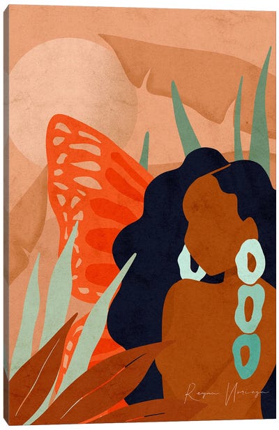 Butterfly Canvas Art Print - Reyna Noriega